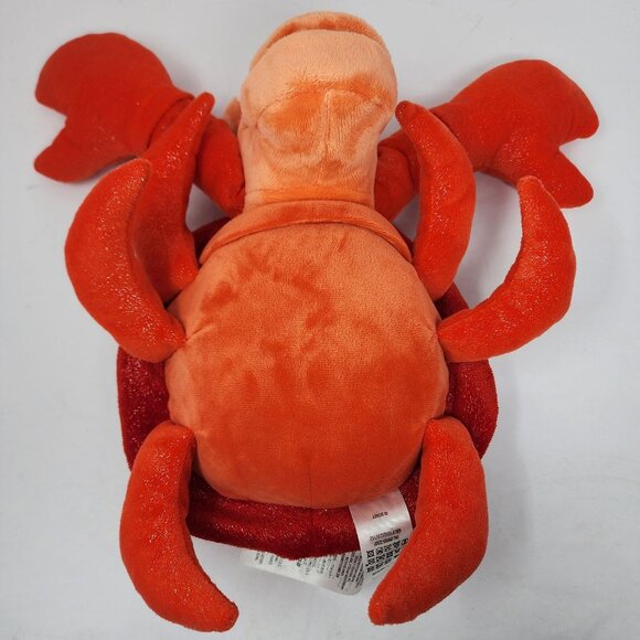 Disney The Little Mermaid Sebastian Plush 10" Red Orange Stuffed Toy Collectible - Picture 5 of 10